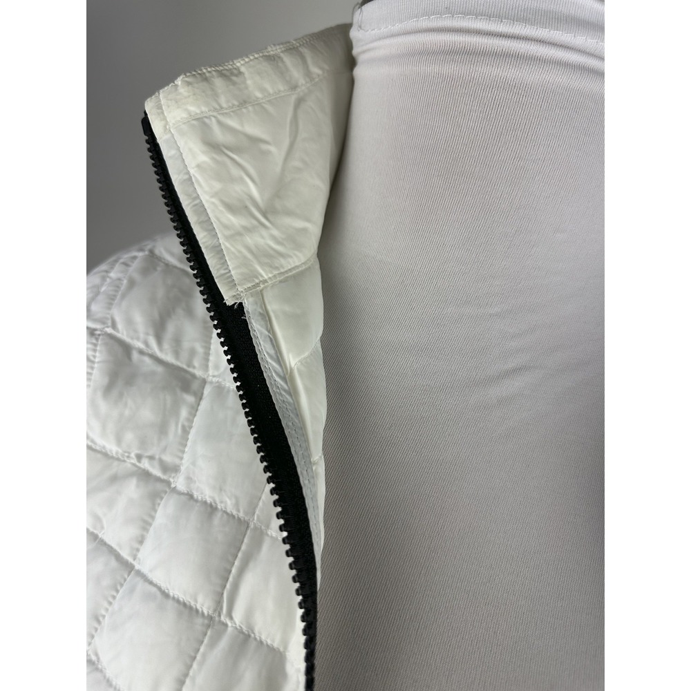 The North Face ThermoBall Jacket Womens Size XS White Full Zip Light Puffer Coat - Picture 9 of 13